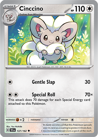 Karta Pokemon 137 162 Cinccino [Temporal Forces].JPG