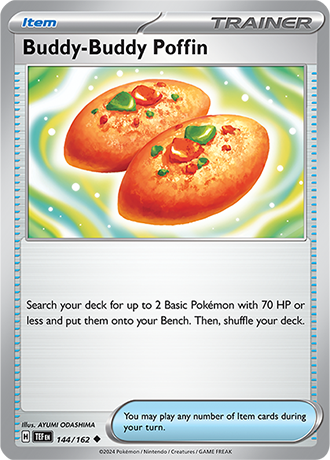 Karta Pokemon 144 162 Buddy-Buddy Poffin [Temporal Forces].JPG