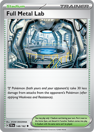 Karta Pokemon 148 162 Full Metal Lab [Temporal Forces].JPG