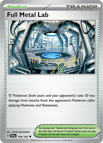 Karta Pokemon 148 162 Full Metal Lab [Temporal Forces].JPG