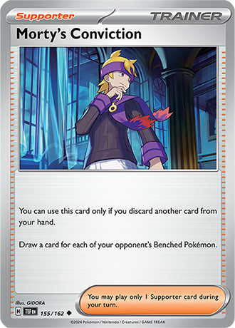 Karta Pokemon 155 162 Morty's Conviction [Temporal Forces].JPG