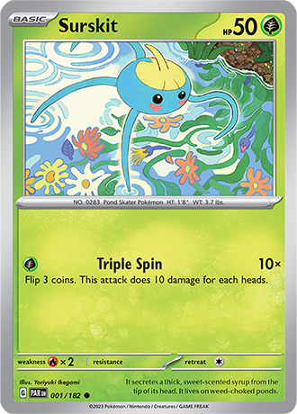 Karta Pokemon 001 182 Surskit [Paradox Rift].JPG