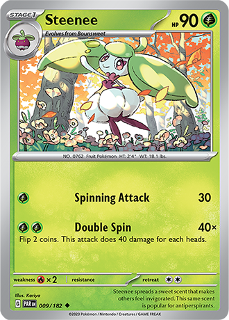 Karta Pokemon 009 182 Steenee [Paradox Rift].JPG