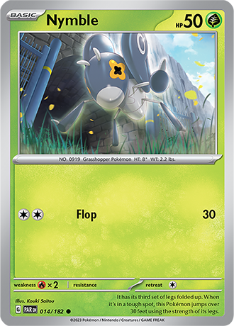 Karta Pokemon 014 182 Nymble [Paradox Rift].JPG