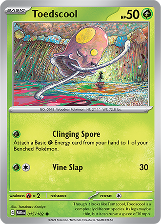 Karta Pokemon 015 182 Toedscool [Paradox Rift].JPG