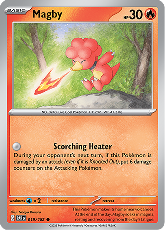 Karta Pokemon 019 182 Magby [Paradox Rift].JPG