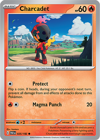 Karta Pokemon 025 182 Charcadet [Paradox Rift].JPG