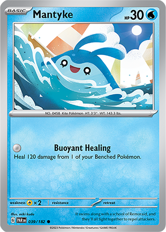 Karta Pokemon 039 182 Mantyke [Paradox Rift].JPG