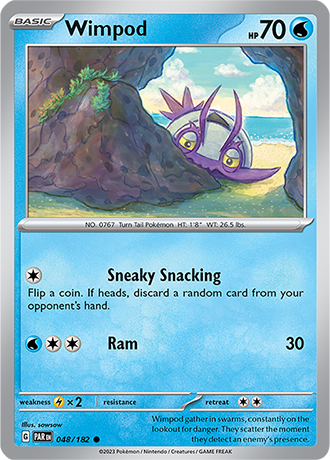 Karta Pokemon 048 182 Wimpod [Paradox Rift].JPG