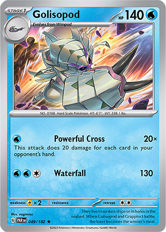 Karta Pokemon 049 182 Golisopod [Paradox Rift].JPG