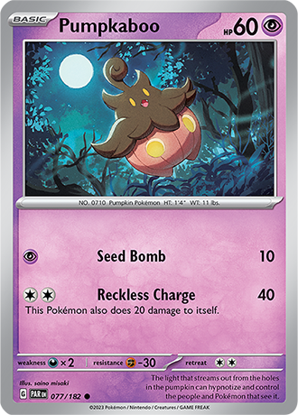 Karta Pokemon 077 182 Pumpkaboo [Paradox Rift].JPG