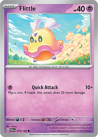 Karta Pokemon 079 182 Flittle [Paradox Rift].JPG