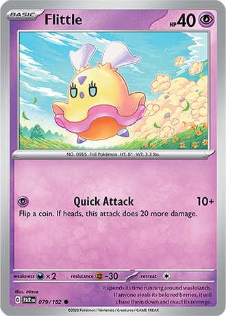 Karta Pokemon 079 182 Flittle [Paradox Rift].JPG