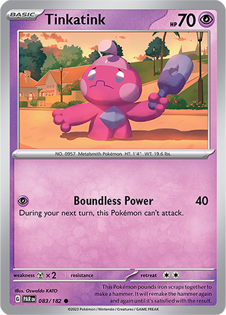 Karta Pokemon 083 182 Tinkatink [Paradox Rift].JPG