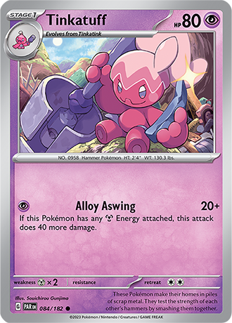 Karta Pokemon 084 182 Tinkatuff [Paradox Rift].JPG