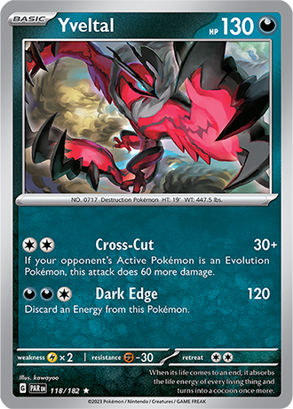 Karta Pokemon 118 182 Yveltal [Paradox Rift].JPG