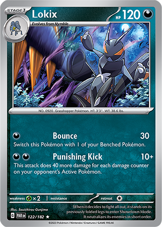 Karta Pokemon 122 182 Lokix [Paradox Rift].JPG