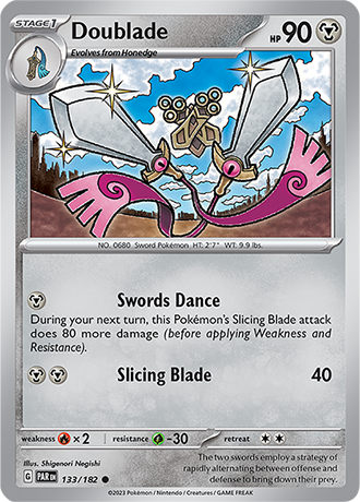 Karta Pokemon 133 182 Doublade [Paradox Rift].JPG
