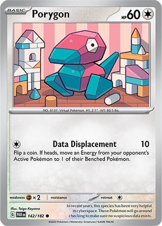 Karta Pokemon 142 182 Porygon [Paradox Rift].JPG
