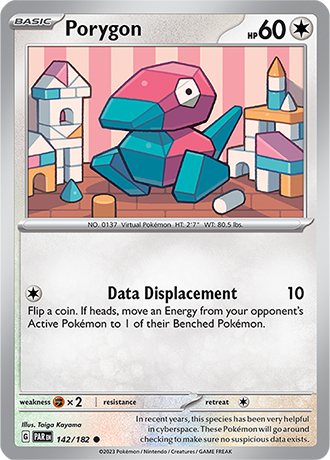 Karta Pokemon 142 182 Porygon [Paradox Rift].JPG