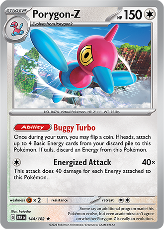 Karta Pokemon 144 182 Porygon-Z [Paradox Rift].JPG