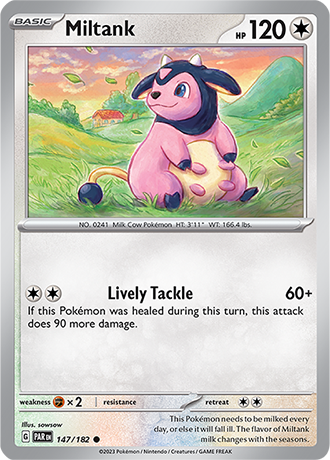 Karta Pokemon 147 182 Miltank [Paradox Rift].JPG