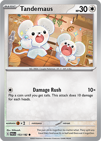 Karta Pokemon 153 182 Tandemaus [Paradox Rift].JPG