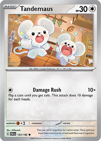 Karta Pokemon 153 182 Tandemaus [Paradox Rift].JPG