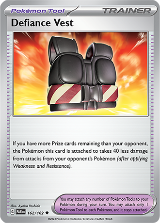 Karta Pokemon 162 182 Defiance Vest [Paradox Rift].JPG