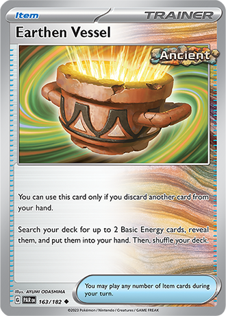 Karta Pokemon 163 182 Earthen Vessel [Paradox Rift].JPG