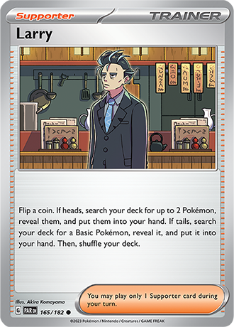 Karta Pokemon 165 182 Larry [Paradox Rift].JPG
