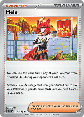 Karta Pokemon 167 182 Mela [Paradox Rift].JPG