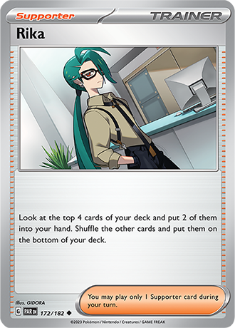Karta Pokemon 172 182 Rika [Paradox Rift].JPG