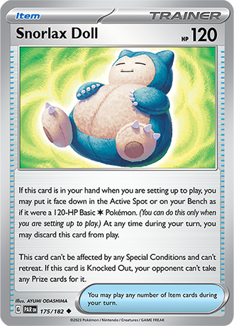 Karta Pokemon 175 182 Snorlax Doll [Paradox Rift].JPG