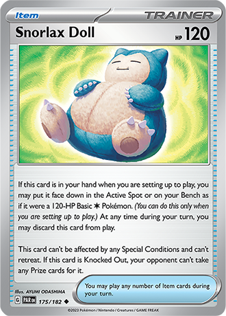 Karta Pokemon 175 182 Snorlax Doll [Paradox Rift].JPG