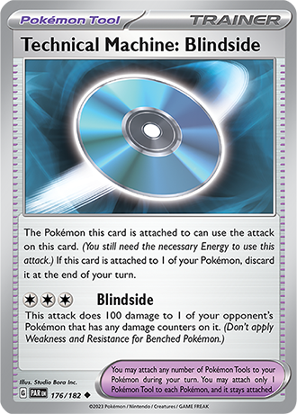 Karta Pokemon 176 182 Technical Machine Blindside [Paradox Rift].JPG