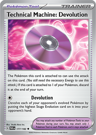 Karta Pokemon 177 182 Technical Machine Devolution [Paradox Rift].JPG