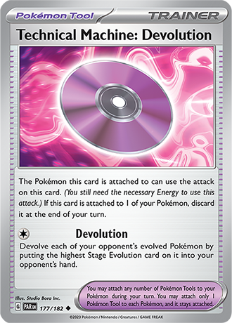 Karta Pokemon 177 182 Technical Machine Devolution [Paradox Rift].JPG