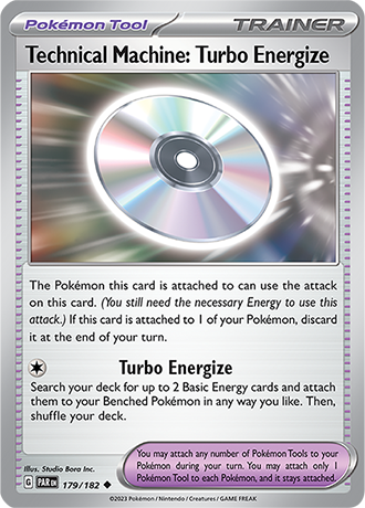 Karta Pokemon 179 182 Technical Machine Turbo Energize [Paradox Rift].JPG