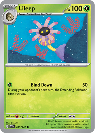 Karta Pokemon 005 142 Lileep [Stellar Crown].JPG