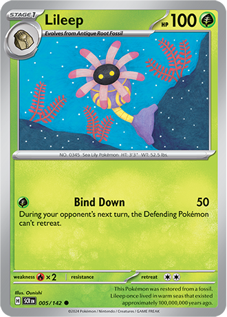 Karta Pokemon 005 142 Lileep [Stellar Crown].JPG