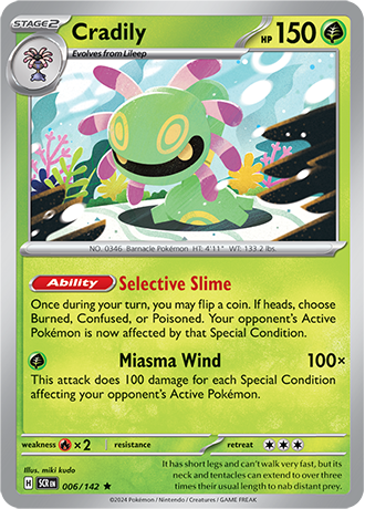 Karta Pokemon 006 142 Cradily [Stellar Crown].JPG