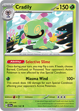 Karta Pokemon 006 142 Cradily [Stellar Crown].JPG