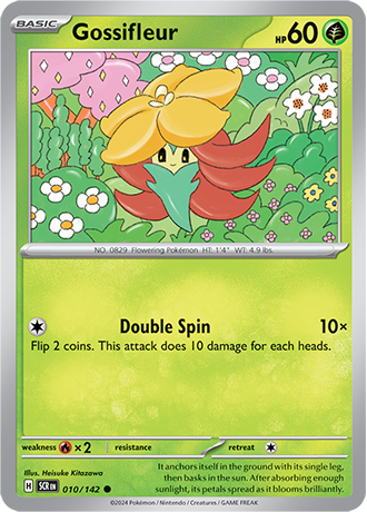 Karta Pokemon 010 142 Gossifleur [Stellar Crown].JPG