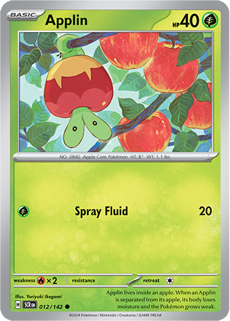 Karta Pokemon 012 142 Applin [Stellar Crown].JPG