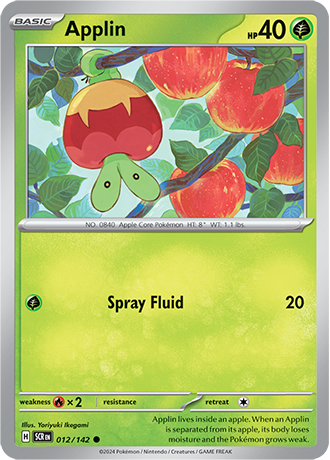 Karta Pokemon 012 142 Applin [Stellar Crown].JPG