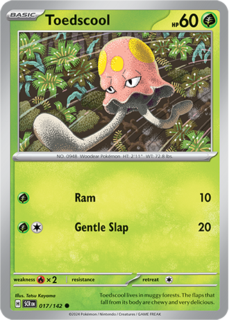 Karta Pokemon 017 142 Toedscool [Stellar Crown].JPG