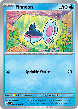 Karta Pokemon 035 142 Finneon [Stellar Crown].JPG