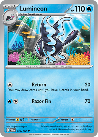 Karta Pokemon 036 142 Lumineon [Stellar Crown].JPG