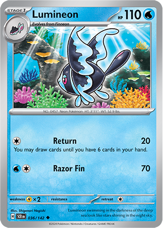 Karta Pokemon 036 142 Lumineon [Stellar Crown].JPG